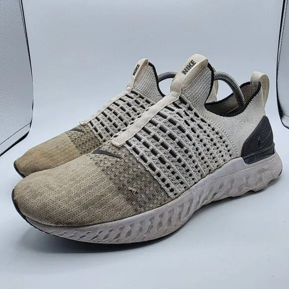 Nike React Phantom Run Flyknit 2 Oreo Mens Size 10.5 White Shoes CJ0277-100