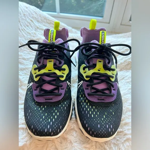 Nike React Vision Gravity Purple Volt Shoes Women’s 7.5 NWOT everyday tennis
