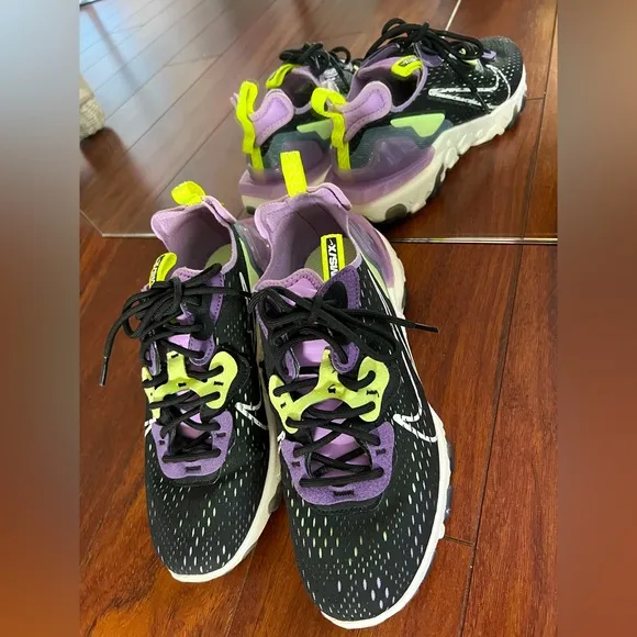 Nike React Vision Gravity Purple Volt Shoes Women’s 7.5 NWOT everyday tennis