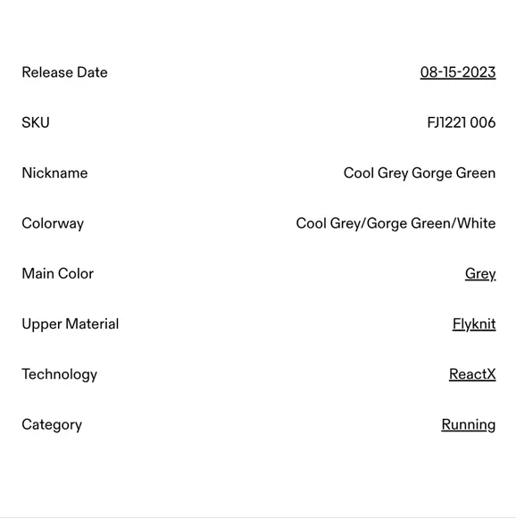 Nike ReactX Infinity Run 4 TB 'Cool Grey Gorge Green' (Men's 11.5)