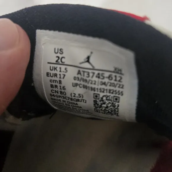 Nike Red and White Baby Walker Shoes