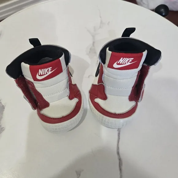 Nike Red and White Baby Walker Shoes