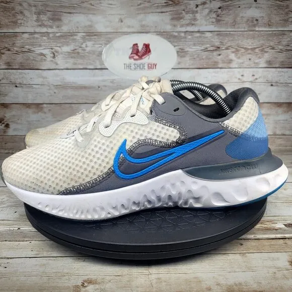 Nike Renew Run 2 Men's Size 10  Photon Dust Photo Blue Athletic Running Shoes