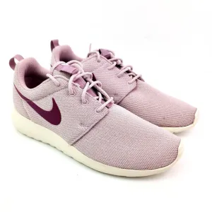 Nike Roshe One Womens Size 9 Plum Chalk True Berry Low Sneaker Shoes 844994-501