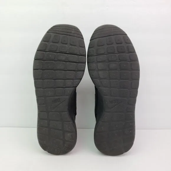 Nike Roshe One Youth Size 4Y Womens Sz 5.5 Black Sneaker Shoes 599728-031