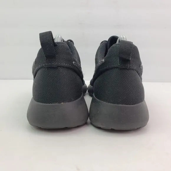 Nike Roshe One Youth Size 4Y Womens Sz 5.5 Black Sneaker Shoes 599728-031