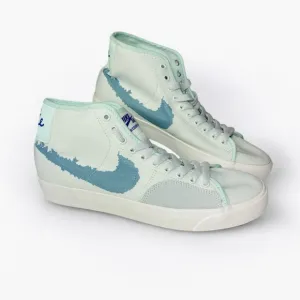 NIKE | SB Blazer Court Mid Sneakers High‎ Top Flat Sneaker Lace Up Suede Patch