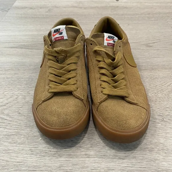Nike SB x Supreme Blazer Low GT Suede Sneakers Men's 7 /W's 9
