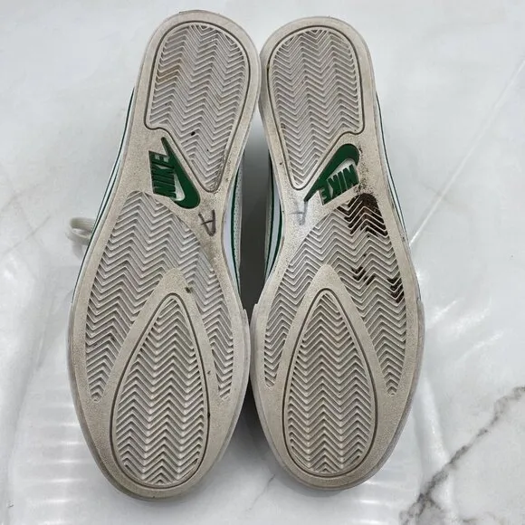 Nike Shoes Classic Low Leather White Green 318333-115 Mens Size 12