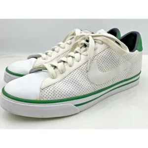 Nike Shoes Classic Low Leather White Green 318333-115 Mens Size 12