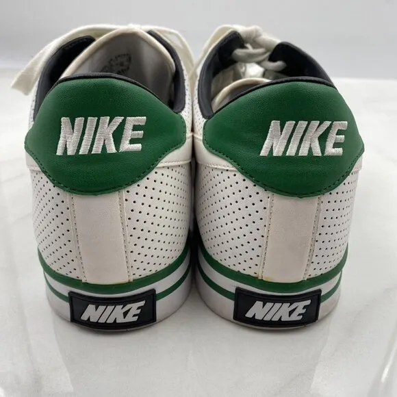 Nike Shoes Classic Low Leather White Green 318333-115 Mens Size 12