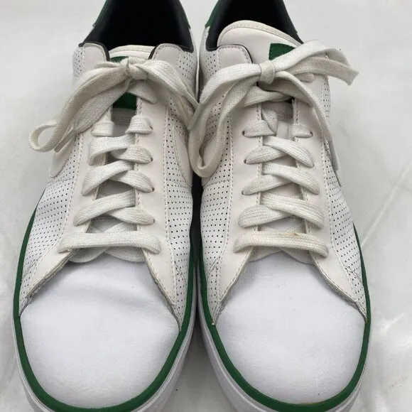 Nike Shoes Classic Low Leather White Green 318333-115 Mens Size 12