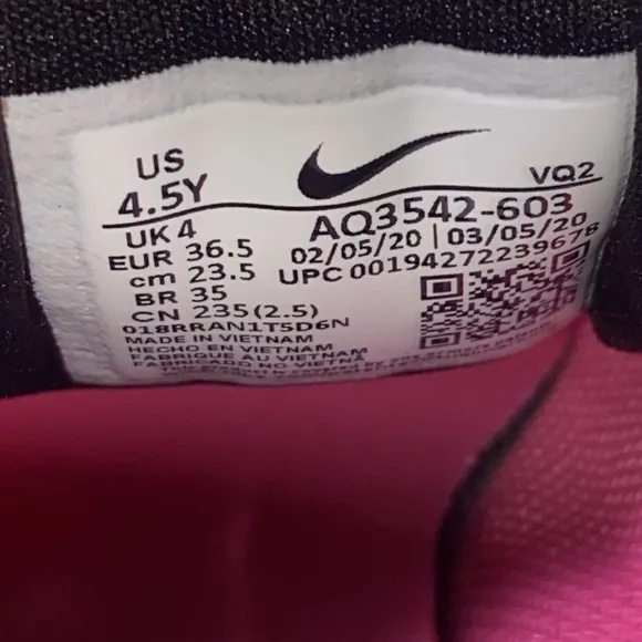 Nike Star Runner 2 GS 'Pink Glow' Running Shoes-Size 4.5Y-NWOB