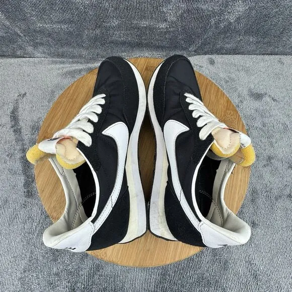 Nike Waffle Trainer 2 Shoes Boys Size 4.5Y Black Casual Running Sneakers