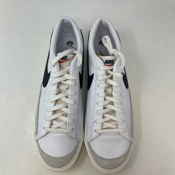 Nike White Black Classic Blazer Low'77 Vintage Sneaker Shoes Size 12.5 NWOT