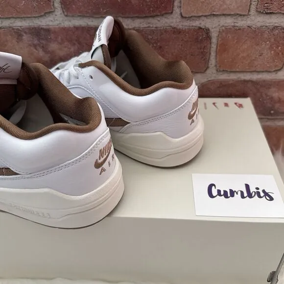 Nike Wmns Jordan Stadium 90 White Brown Women Casual Shoes Size 6.5 FB2269-121