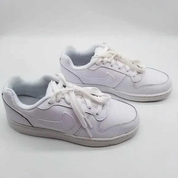 Nike Womens Ebernon Low White Sz 6 AQ1779 100 Fashion Shoes