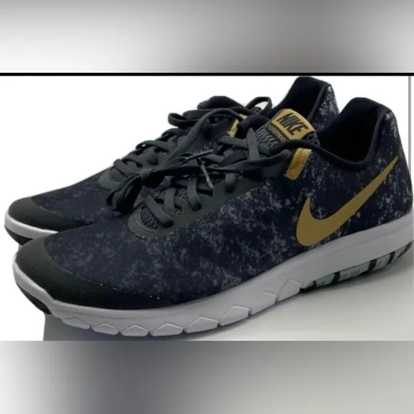 Nike Women’s Experience Rn Black and Gold Running Shoes