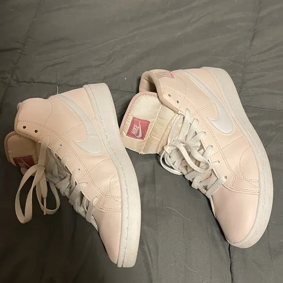 Nike Women's Pink High-Top Sneakers