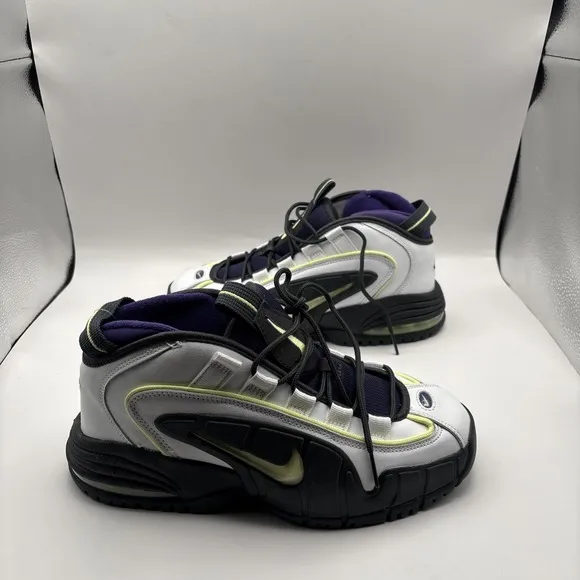 Nike Youth 6Y White Black Air Max Penny 1 Basketball Shoes FZ3546-100 New