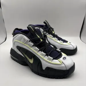 Nike Youth 6Y White Black Air Max Penny 1 Basketball Shoes FZ3546-100 New