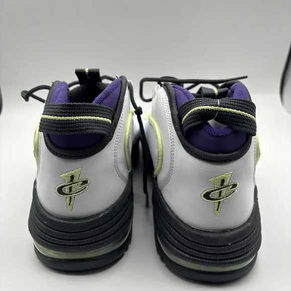 Nike Youth 6Y White Black Air Max Penny 1 Basketball Shoes FZ3546-100 New