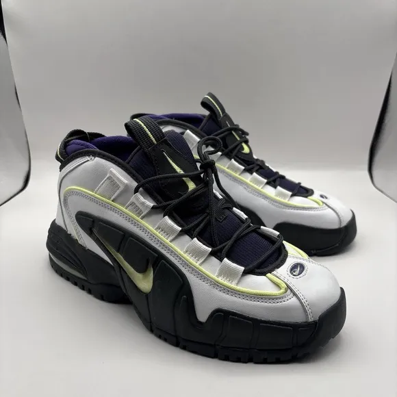 Nike Youth 6Y White Black Air Max Penny 1 Basketball Shoes FZ3546-100 New