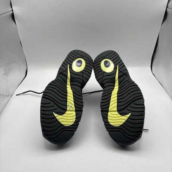 Nike Youth 6Y White Black Air Max Penny 1 Basketball Shoes FZ3546-100 New