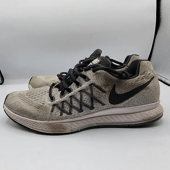 Nike Zoom Pegasus 32 Kids 7 Gray Shoes Athletic Running School 759968-001