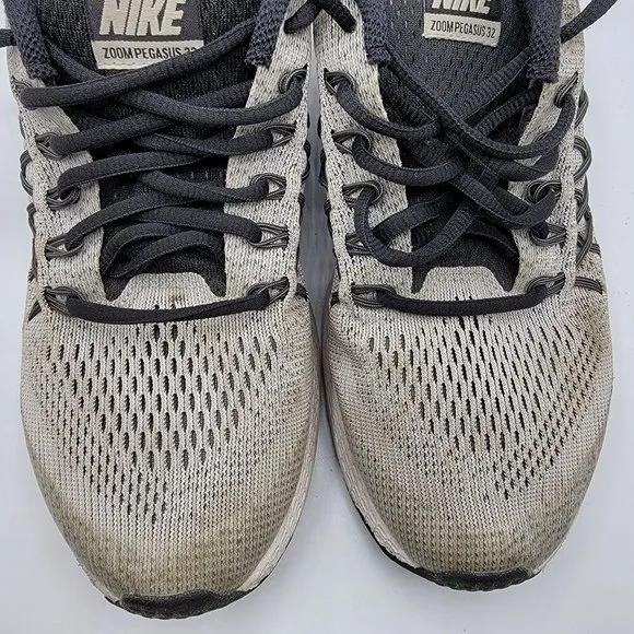Nike Zoom Pegasus 32 Kids 7 Gray Shoes Athletic Running School 759968-001