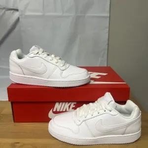 Nike Ebernon Low AQ1779-100 Sneaker Womens 5.5 White Leather Casual Shoes BBS130
