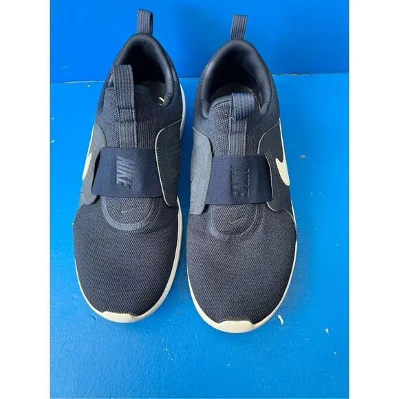 Nike Mens Navy Blue AD Comfort Running Slip On Sneakers Shoes DJ0999-400 Sz 12