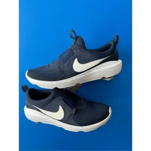 Nike Mens Navy Blue AD Comfort Running Slip On Sneakers Shoes DJ0999-400 Sz 12