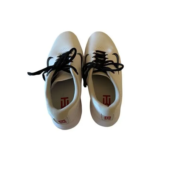 Nike Mens White Lace Up Round Toe Zoom TW Tiger Woods Golf Shoes Size 7.5