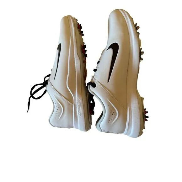 Nike Mens White Lace Up Round Toe Zoom TW Tiger Woods Golf Shoes Size 7.5