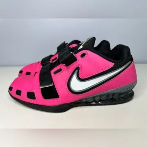 NIKE ROMALEOS 2 WEIGHTLIFTING SHOES PINK /BLACK MENS 10.5
