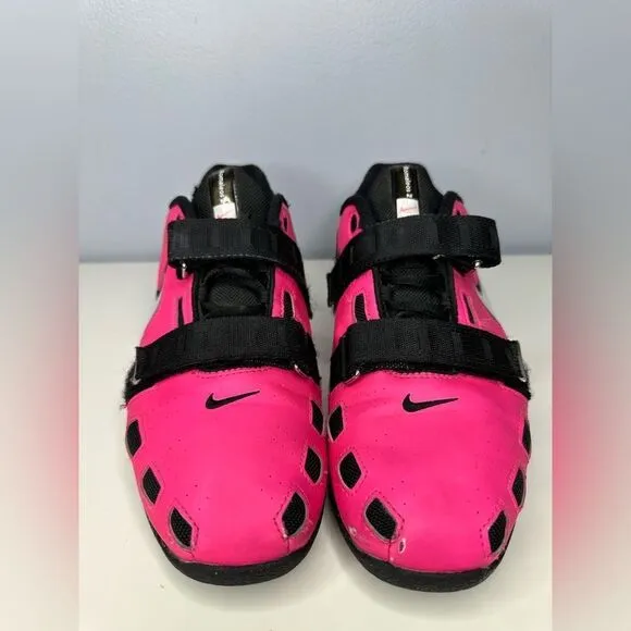 NIKE ROMALEOS 2 WEIGHTLIFTING SHOES PINK /BLACK MENS 10.5