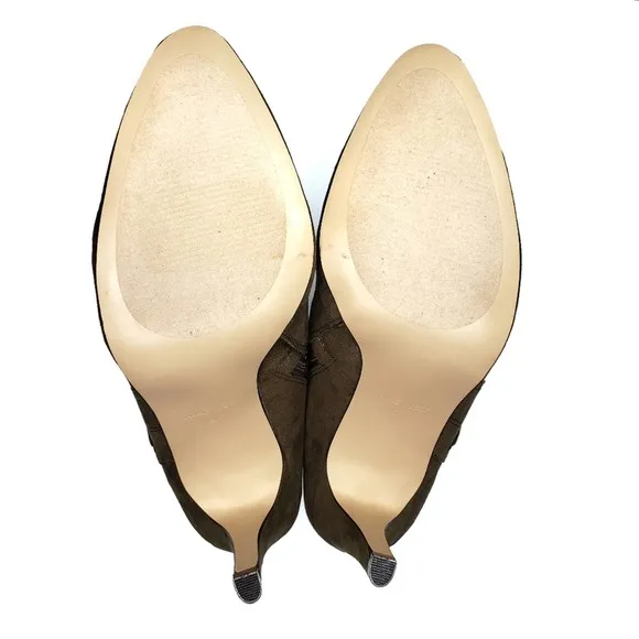 Nine West Faux Suede Gesao Heeled Boots