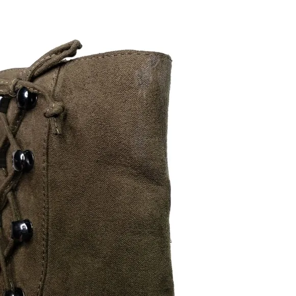 Nine West Faux Suede Gesao Heeled Boots