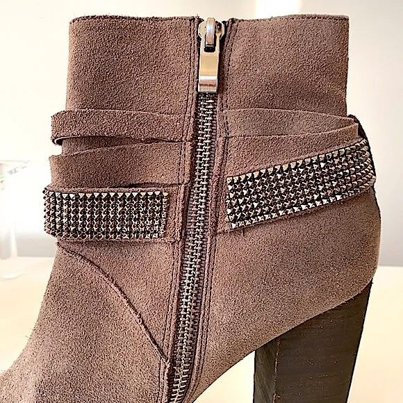 Nine West Suede and Silver Boots!