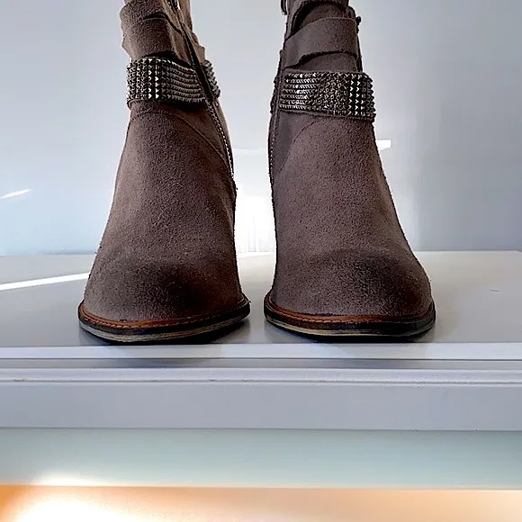 Nine West Suede and Silver Boots!