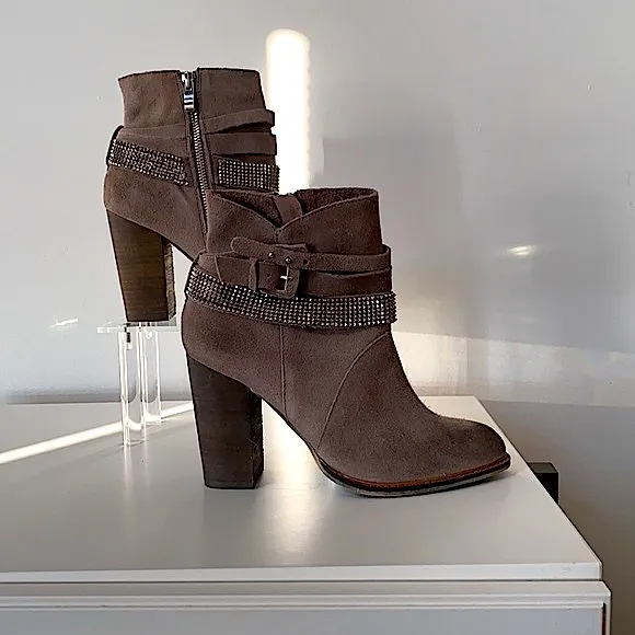 Nine West Suede and Silver Boots!