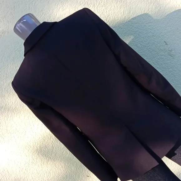 NINE WEST (VIETNAN) LADIES BLACK DOUBLE-BREASTED (Machine Washable) LUX BLAZER