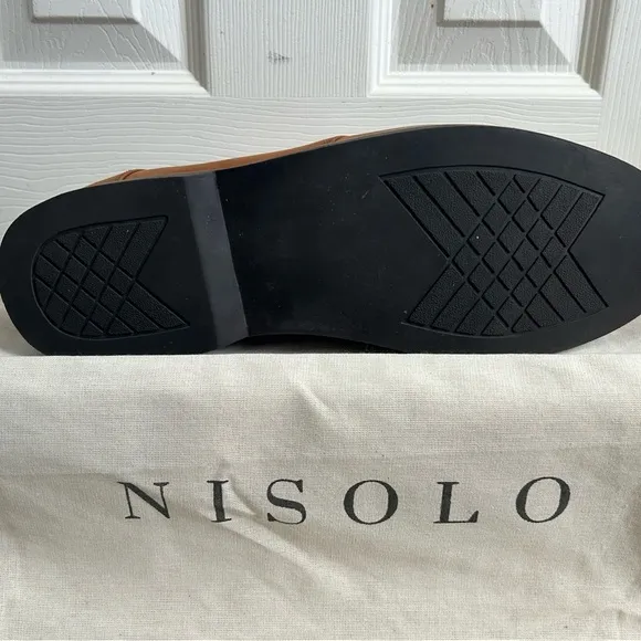 Nisolo Brown Chukka Boots Suede Leather Lace-Up