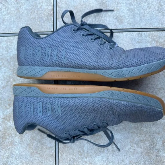 NOBULL Outwork dark grey gum shoes size 9.5