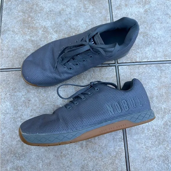 NOBULL Outwork dark grey gum shoes size 9.5