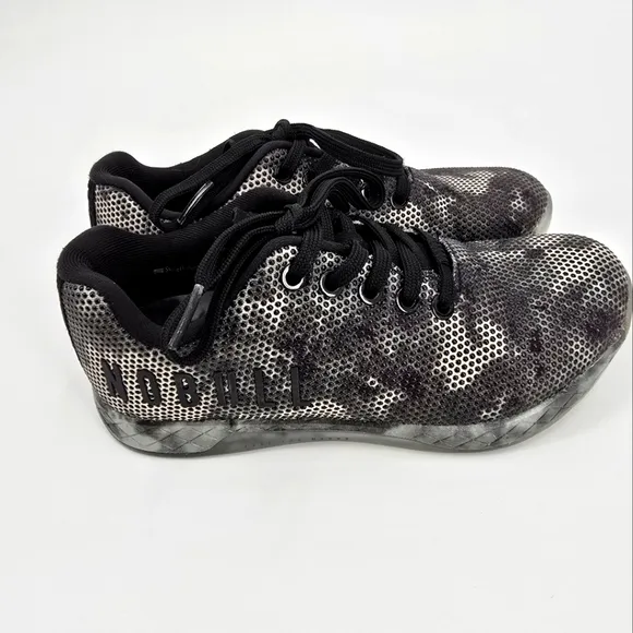 Nobull Shadow Tie-Dye Ripstop Runner Crossfit Black and Gray Trainer Shoes Sz 6