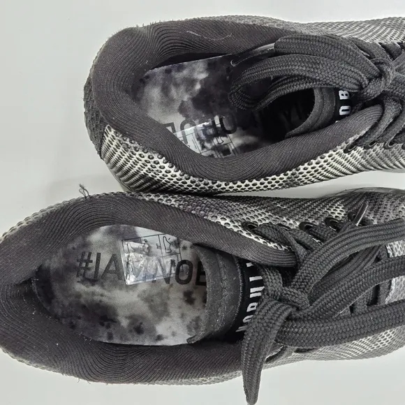 Nobull Shadow Tie-Dye Ripstop Runner Crossfit Black and Gray Trainer Shoes Sz 6