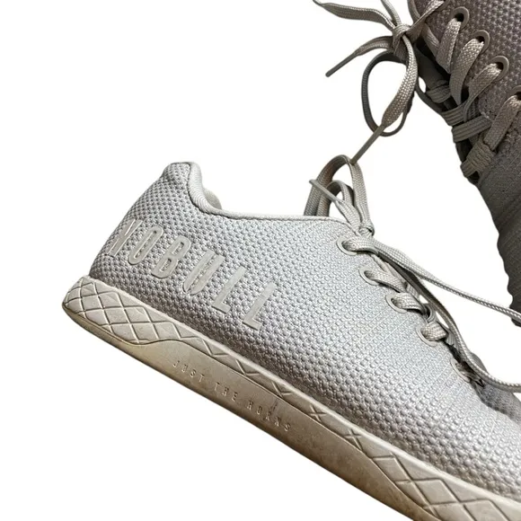 NoBull Women’s Training Shoes Gray Size 8 - Lightweight &amp; Durable Sneakers