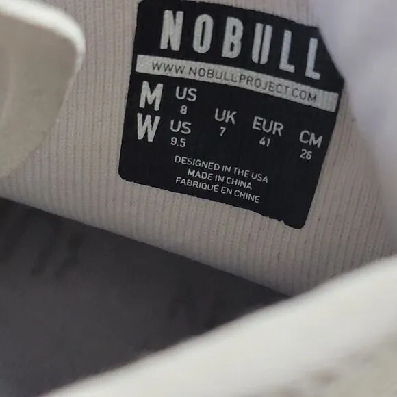 NoBull Gray High Top Trainer Sneakers Crossfit Shoes US Size 8 Men / 9.5 Womens